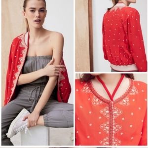 Arabella Embroidered Bomber 🔹 Anthropologie